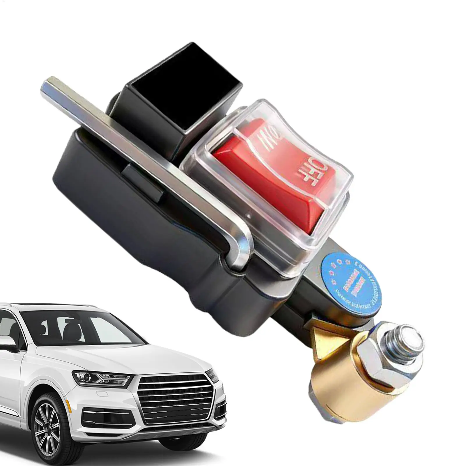 

Car Battery Power-off Switch Battery Disconnect Button 12V/24V Power Shut Off Isolator Power Protection Devices