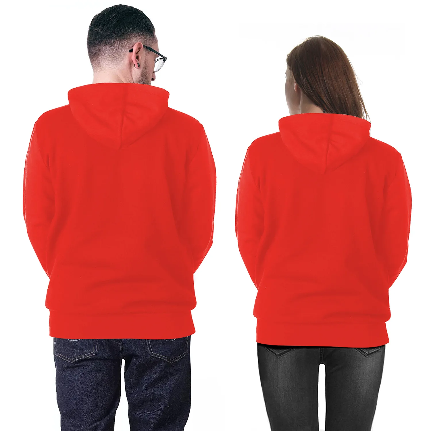 Christmas Festival Digital Printing Couple Sweater Fashion Pullover Hooded Sweater Tops