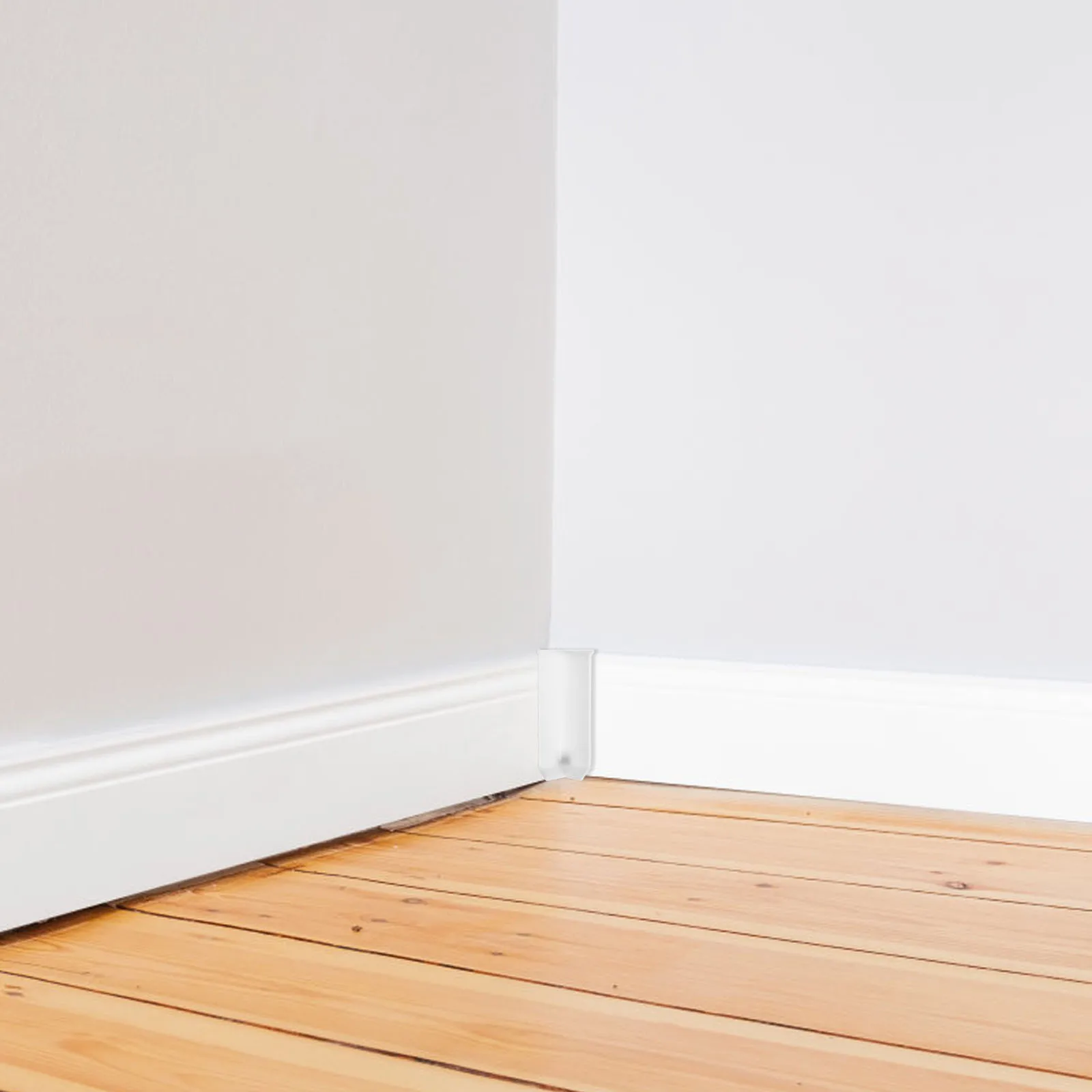 4 قطع من واقيات الزوايا ذاتية اللصق بتصميم سميك وواقي اللوح وغطاء حافة أرضية الحائط لسلامة غرفة المعيشة وغرفة النوم #1