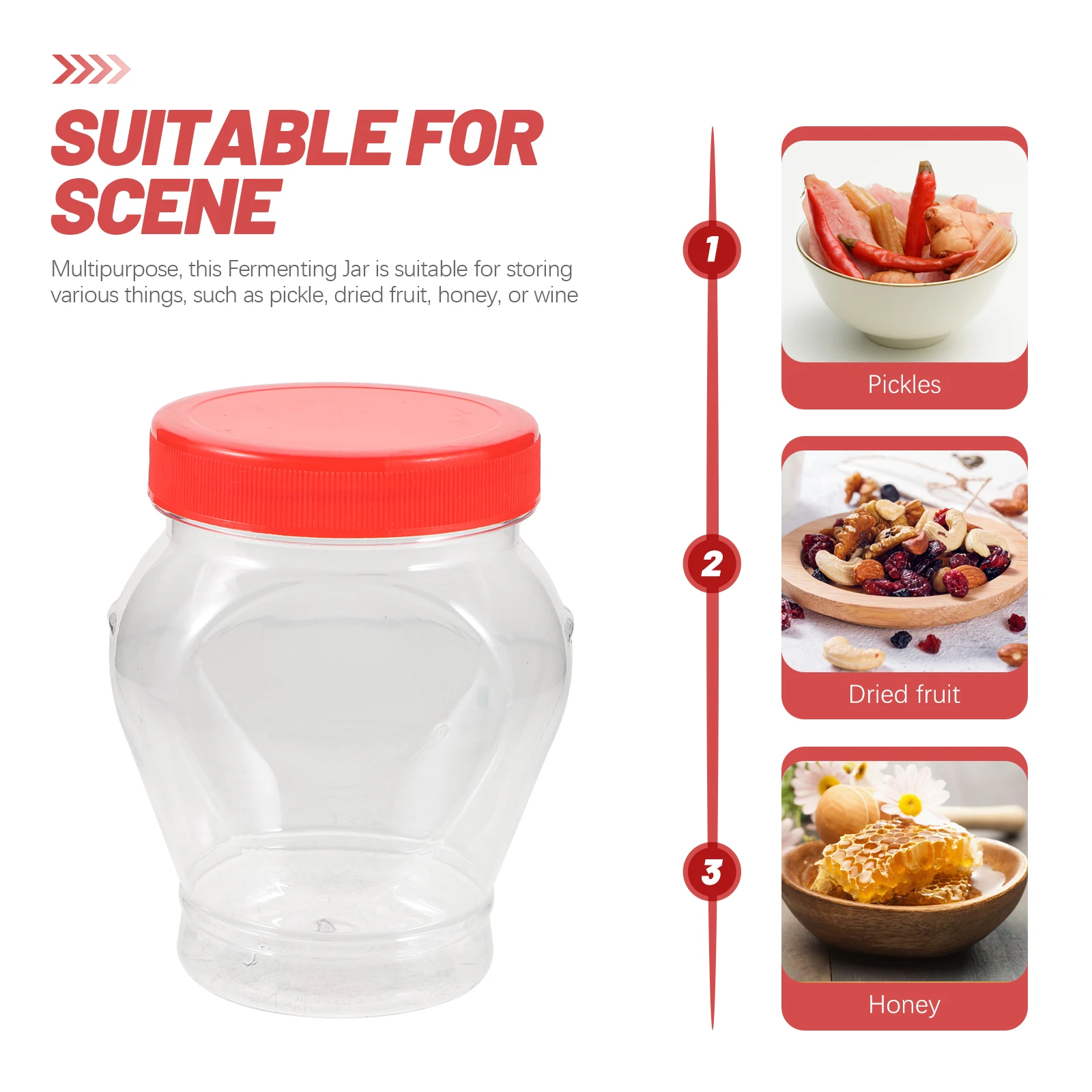 

4Pcs HeartShaped Jars 350ml Containers For Food WideMouth DryFood Storage Containers Kitchen Spice Nuts Cookies