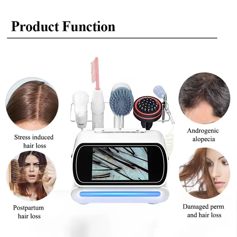 Equipment Hair Follicle and Scalp Analyzer Treatment Care Machine Anti-Hair Loss Nano Spray Hair Management Massage