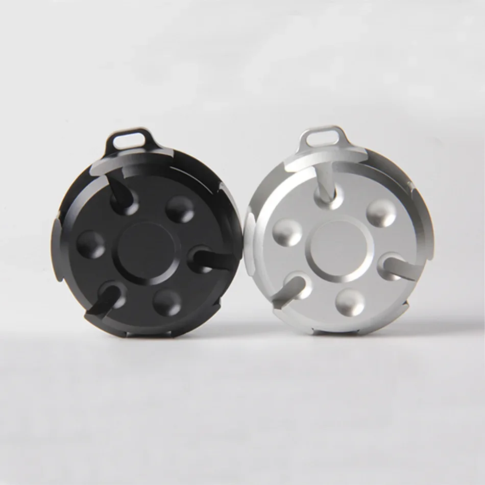 pocket Wallets SS coin storage box case organizer circle back buckle for coin money screw key accessories pill caseout door