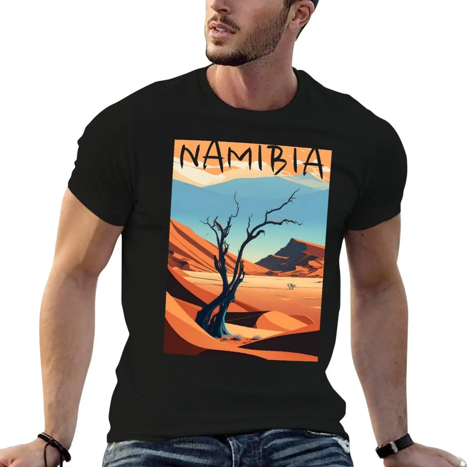 Namibia Deadvlei desert gift T-Shirt funny costumes for a boy men clothings