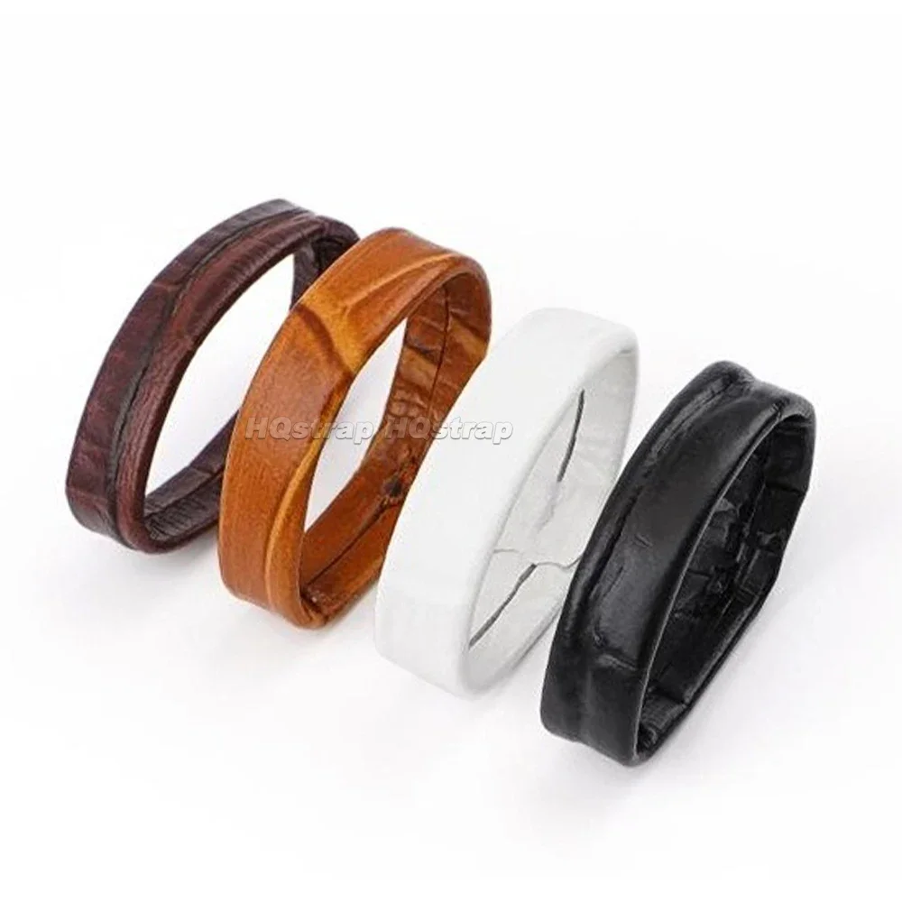 2pcs Leather Watch Bracelet Keeper Locker Ring Accessories Brown Black Holder Loop Retainer 14mm 16mm 18mm 20mm 22mm 24mm 26mm