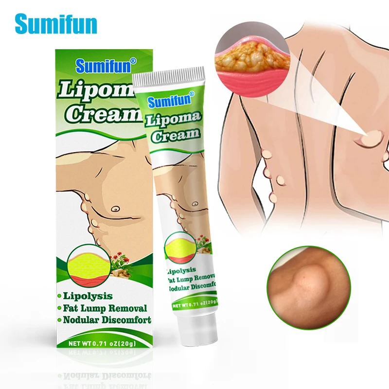 

1Box Sumifun Lipoma Removal Ointment Anti-Tumor Peeling Pain Relief Cream Fat Lump Remover Nodular Detox Medical Plaster 20g