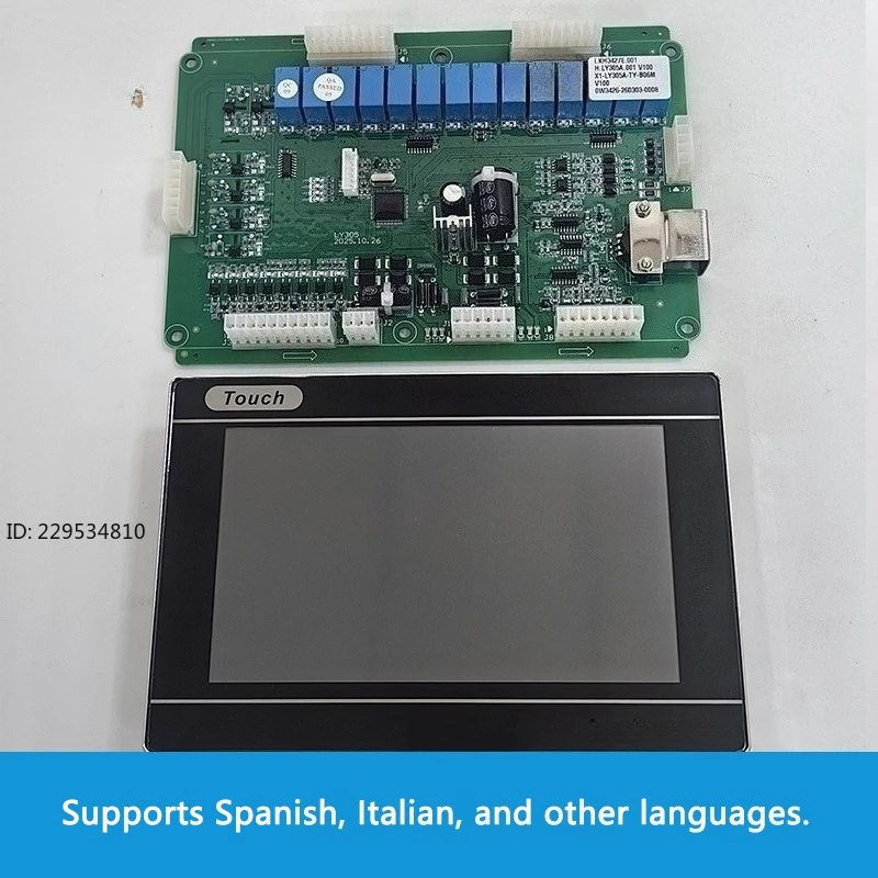 Universal touch washing machine controller, multi-language support intelligent laundry control board KH3427E