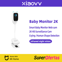 Xiaovv Smart Baby Monitor Crying Humanoid Detection Security Prot Ection 2K HD Wifi Surveillance Cameras Night Vision Mi Home