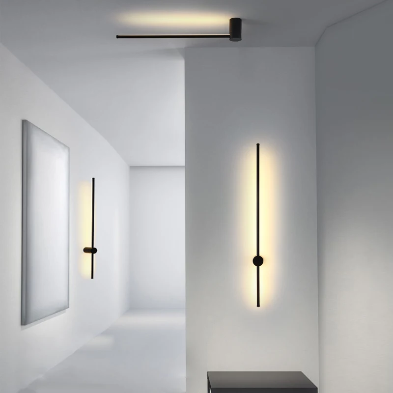 

Long Strip LED Wall Lamps Decro for Living Room Interior 350° Rotation Wall Lights Wall Sconce for Bedroom Corridor Staircase