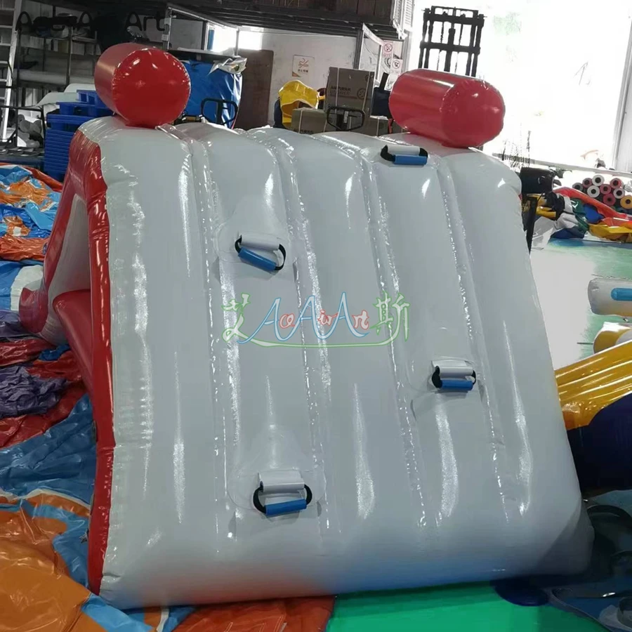 Waterproof Inflate Once Inflatable Water Amusement Slide Single-Plank Bridge For Swimming Pool Made By Ace Air Art