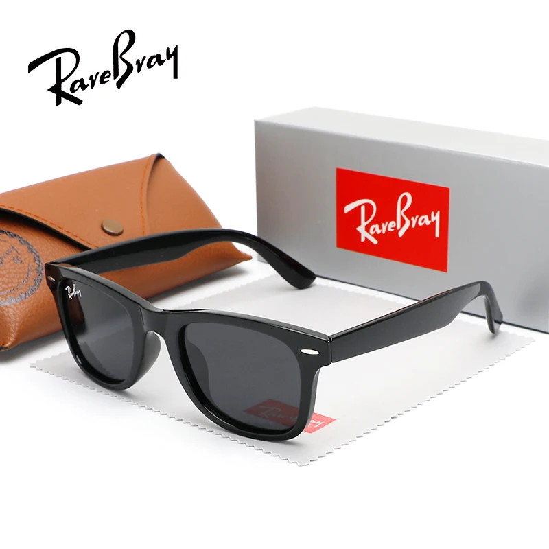 

Солнцезащитные очки RareBray Classic для мужчин, поляризованные, с черной оправой, для активного отдыха, вождения, спорта, пластиковые, мужские, UV400, Gafas De Sol