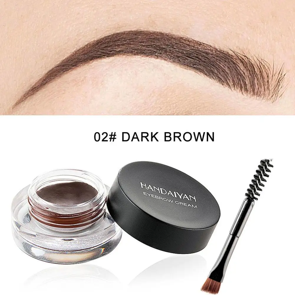 

HANDAIYAN 12 Color Waterproof Eyebrow Cream Professional Eyeliner Eyebrow Gel Tint Black Eye Brow Makeup Tools