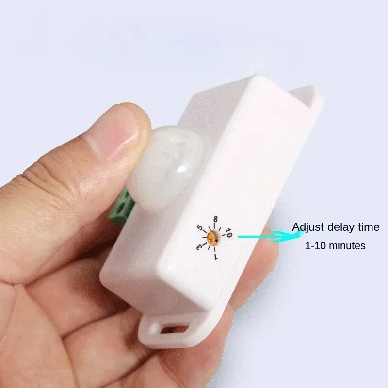 DC 12V 24V 8A Automatic Adjust PIR Motion Sensor Switch IR Infrared Detector Light Switch Module for LED Strip Light Lamp