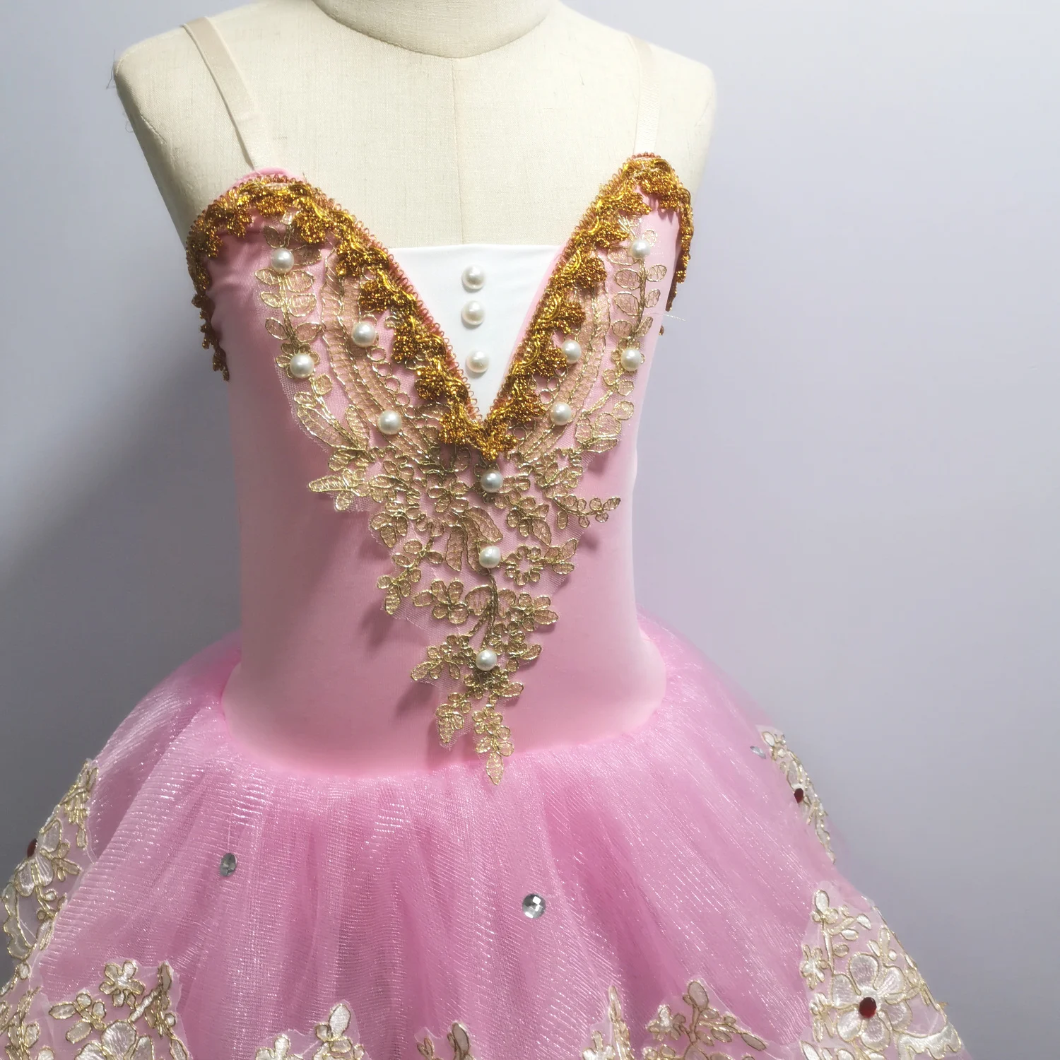 Jupe Tutu de Ballet pour enfants, Costume de spectacle, robe de danse bouffante pour princesse