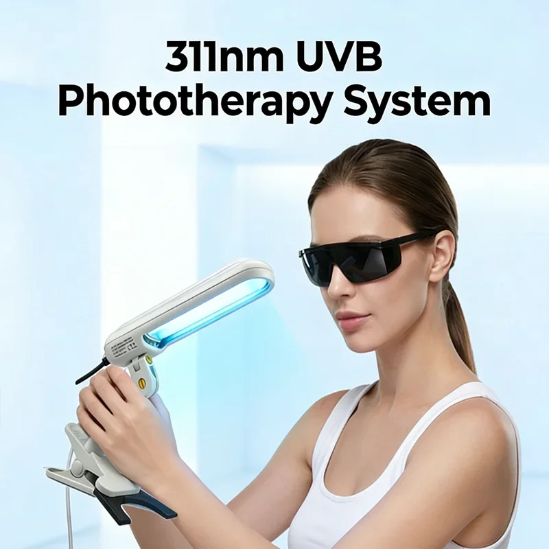 Narrowband 311nm UVB Lamp Phototherapy Instrument for Skin Treatment - Vitiligo Psoriasis Therapy Ultraviolet Light