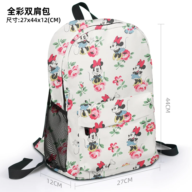 

Disney Mickey Minnie S99871 Fashion Anime Customized Backpack Rucksacks Casual Cartoon Bag Travel Knapsack Unisex Gift