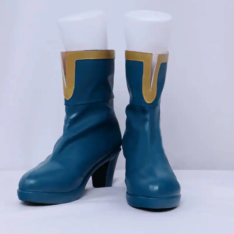 Anime Puella Magi Miki Sayaka cosplay zapatos azul Miki Sayaka juego de rol botas disfraces