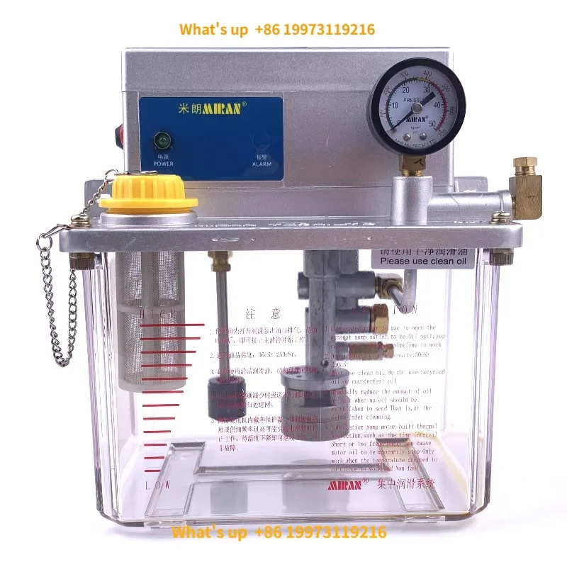 

Полуавтоматический насос для смазочного масла MIRAN 3L, сертифицированный CE, 220 В переменного тока, 45 Вт, для автомобильной промышленности, ковки, автоматизации и механической обработки (модель 2026 года)