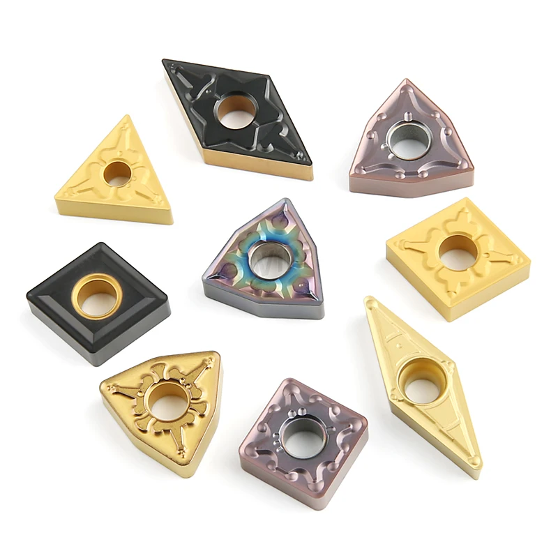 

Turning tool manufacturers CNMG DNMG SNMG TNMG VNMG WNMG metal lathe tools, carbide CNC inserts, 10 pieces per box.