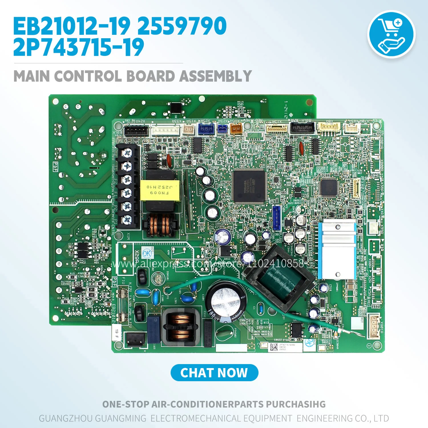 

Main Control Board Assembly EB21012-19 2559790 2555882 2P743715-19 2P652131-19 for Daikin VRV Indoor unit air conditioner tools