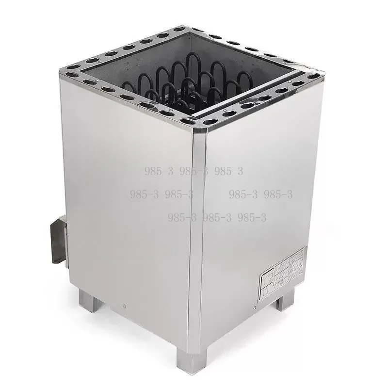 External Control 6-Tube Sauna Heater, SUS304 Stainless Steel Dry Steam Unit for Home Spa Hotel Sauna Room