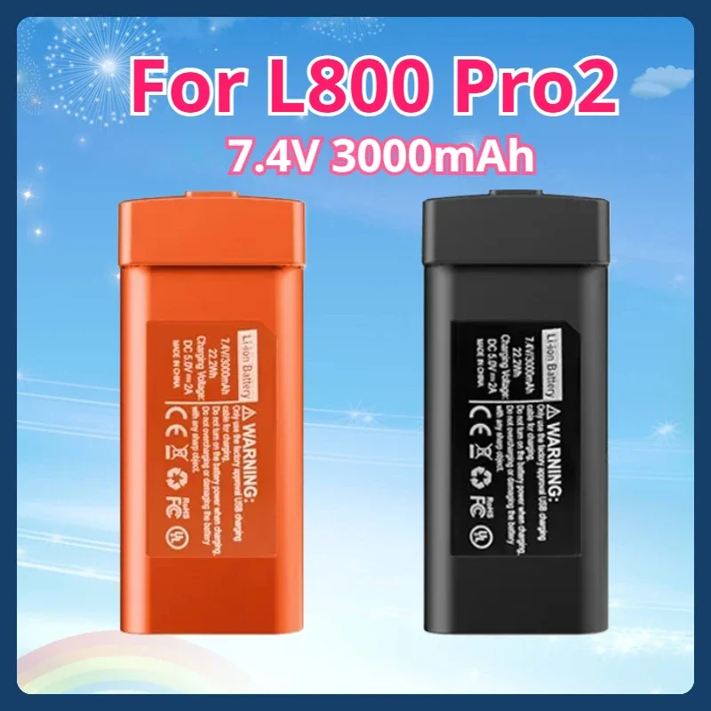 

New Battery 7.4V 3000mAh for L800 Pro2 Drone L800 Pro2 4K Professional Camera Drone Battery L800 RC Drone Accessories
