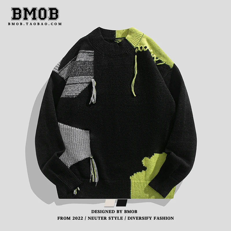 

Women Black Pullover Knitted Sweater Harajuku Aesthetic Y2k Large Size Long Sleeves Sweaters Fashion Vintage 2000s Clothes 2025