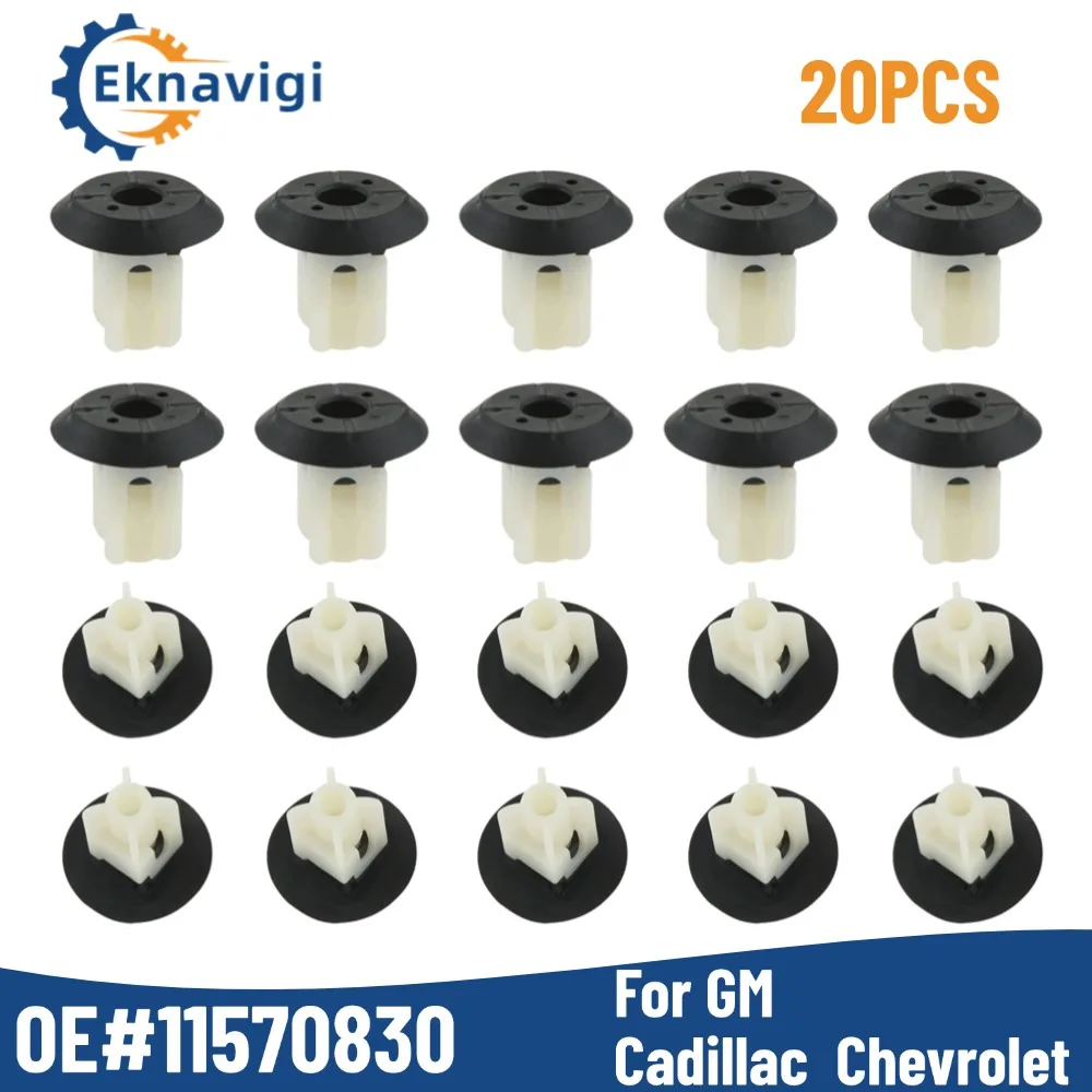 

20PCS OE#07147265039 Door Trim Panel Nylon Grommet Nut For BMW