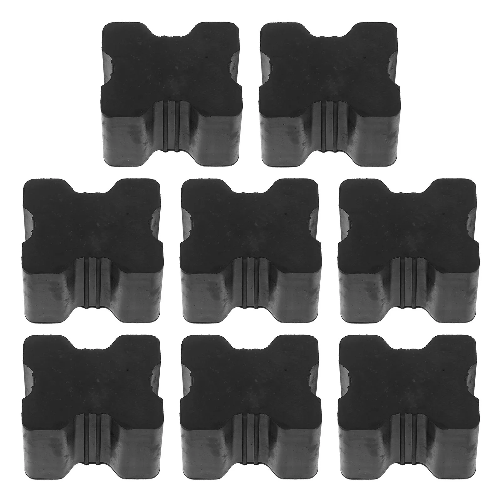 

8Pcs Heavy Duty Coil Spring Boosters Universal Fit 1-15 Inch Black Rubber Pads for Enhanced Ride Comfort and Stability