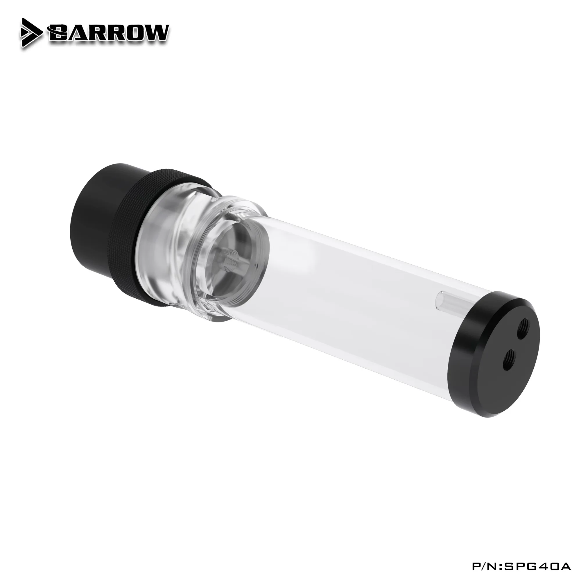 مضخة BARROW-D5 لتبريد المياه ، PMMA خزان كومبو ، تبديد الحرارة ، أبيض وأسود ، SPG40A ، 90 مللي متر ، 130 مللي متر ، 210 مللي متر
