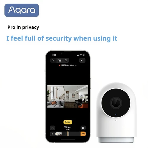 Imagen 2 del producto Cámara inteligente Aqara G2H Pro 1080P HD Gateway Hub Edition visión nocturna móvil Zigbee WIFI cámara de vigilancia IP para aplicación HomeKit