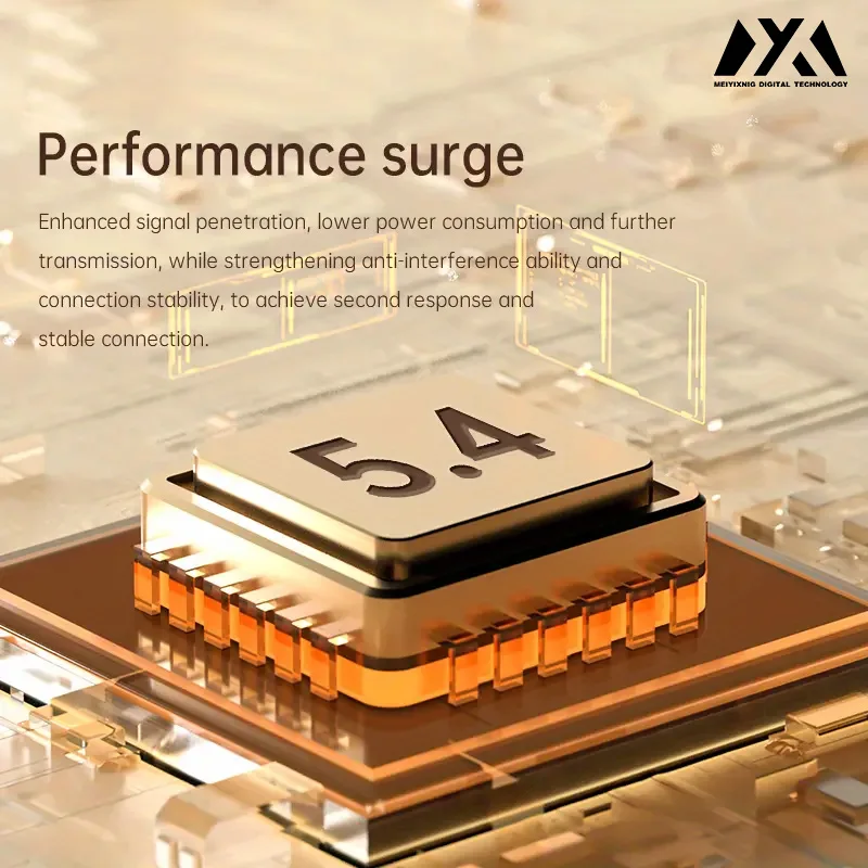 AT2-In-Ear-Funk-Bluetooth-Kopfhörer, Stereo-Rauschunterdrückung, Bluetooth 5.30-Version, hochauflösende Musik, lange Akkulaufzeit