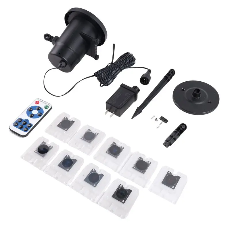 AC62-Halloween Projector Light For Outdoor- Ghost Projection Lamp For Yard Garden US PLUG