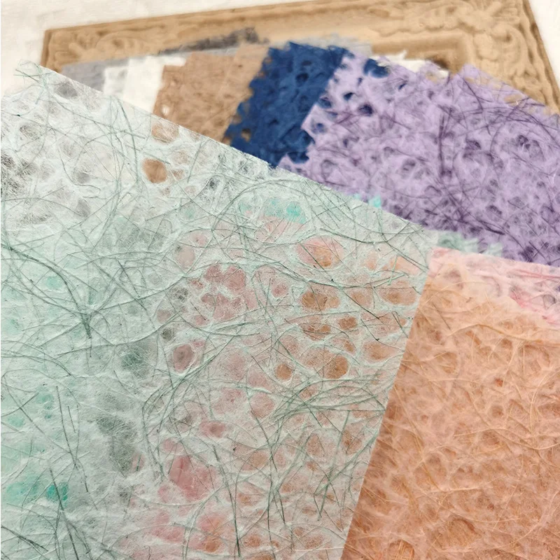 5 sztuk 15x20cm kolor w stylu Vintage Hollow Out scrapbooking dekoracyjna materiał papierowy DIY rzemiosło pamiętnik karty kolaż dzienniku bibułka