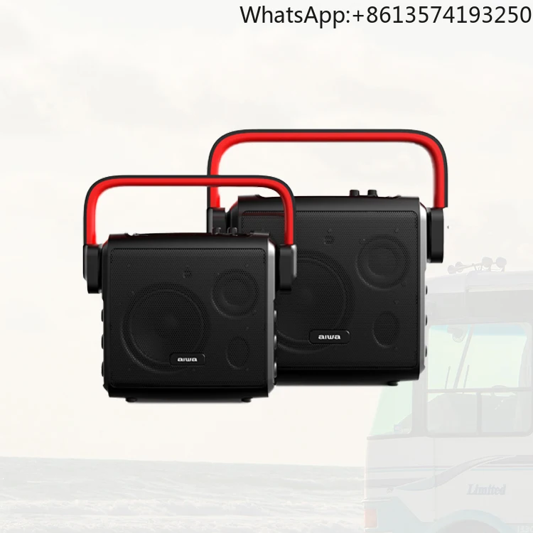 

Long Battery Life Bluetooth Speaker - Dual Amplifier, 5.25" Subwoofer, 2.5" Tweeter for Rich Audio Car Audio System