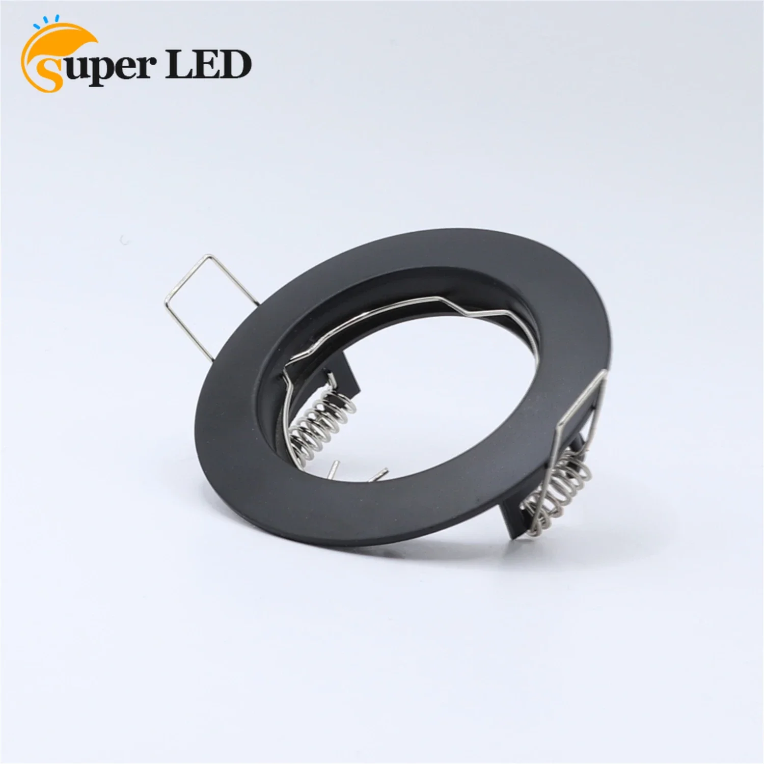 Economical type single ring recessed mr16 led spotlight bracket for gu10/gu5.3 module ceiling downlight