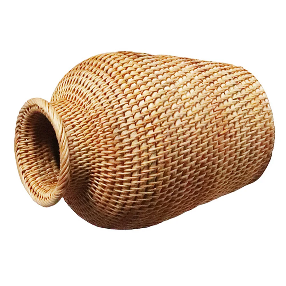 

Rattan Vase Ratan Flower Wicker Vases Boho Decorations Plant Basket Jarrón Office