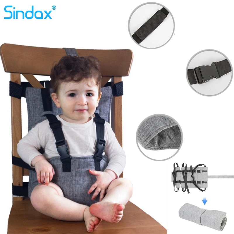 Baby Chair Seat Safety Belt Portable Adjustable Child Dining Chair Safety Belt Anti-drop Fixed Kid Feeding Seat Protection Belts