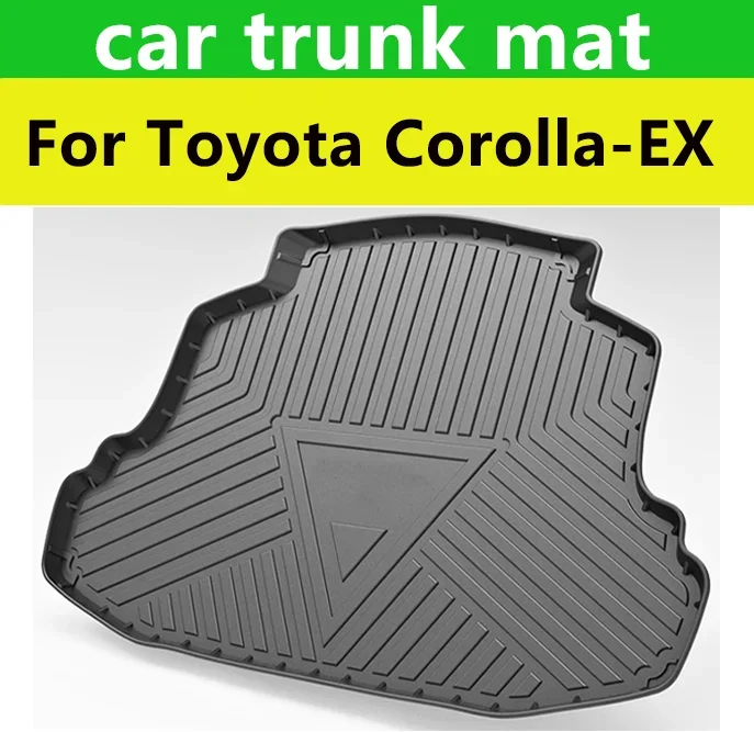

Коврики в багажник автомобиля для Toyota Corolla-EX, водонепроницаемая подушка для защиты от царапин, подушка для хранения из ТПЭ
