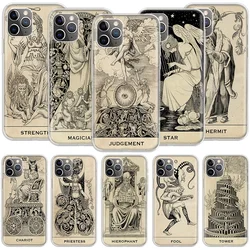 Fool Tarot Card Meanings Phone For Apple Iphone 12 13 Mini 15 Pro Max 11 Pro 14 Plus 16 Pro Max 16E Case Shell Cover Clear TPU