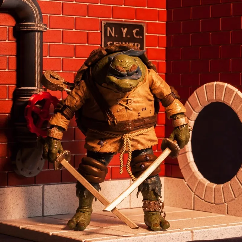 Wikeetoys Display Base New York Sewer  1/12 Scale for 6 Inch Action Figures TMNT Simple Scene for photos