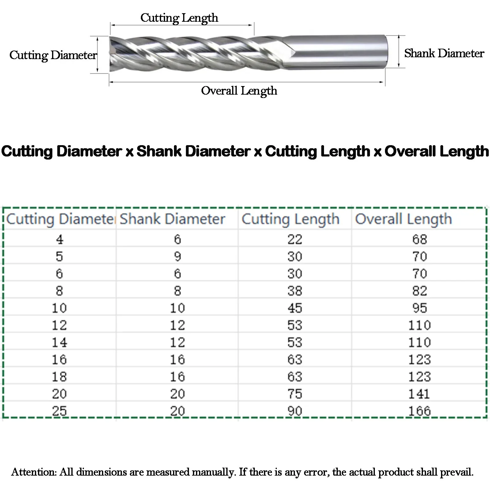 Imagem -03 - Flute End Mill Cutter Grupo Extra Long Liga de Alumínio Metal Não Ferroso Ferramentas de Corte Cnc mm 10 mm 12 mm 14 mm 16 mm 18 Milímetros 20 Milímetros 25 Milímetros Hrc35 °