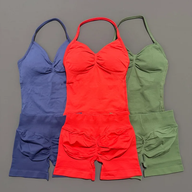 2 قطعة Histello الرياضة مجموعة النساء الخطوط الطويلة Strappy أعلى سلس اليوغا تانك قطب بعقب تجريب السراويل دعوى رياضة مجموعات رياضية