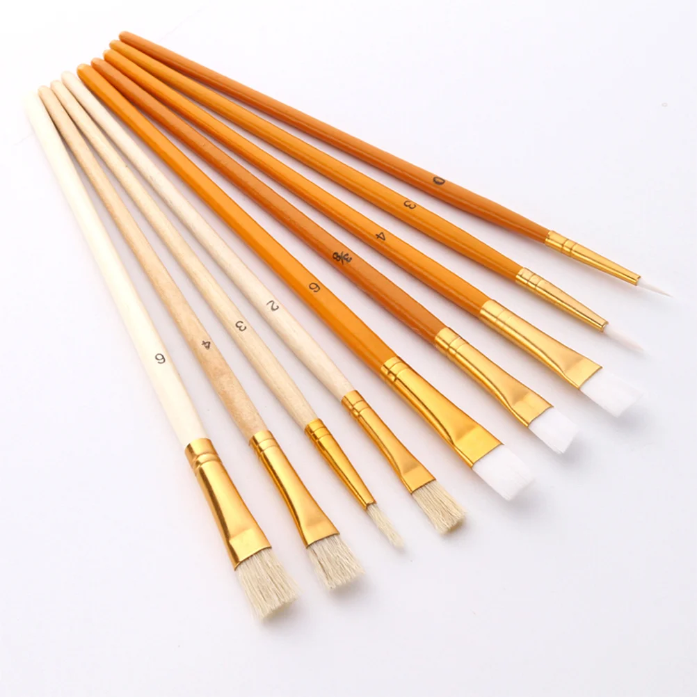 

25pcs Paint Brush Set Artists Professional Art Supplies Assorted Sizes For Watercolor Oil Acrylic Gouache Painting