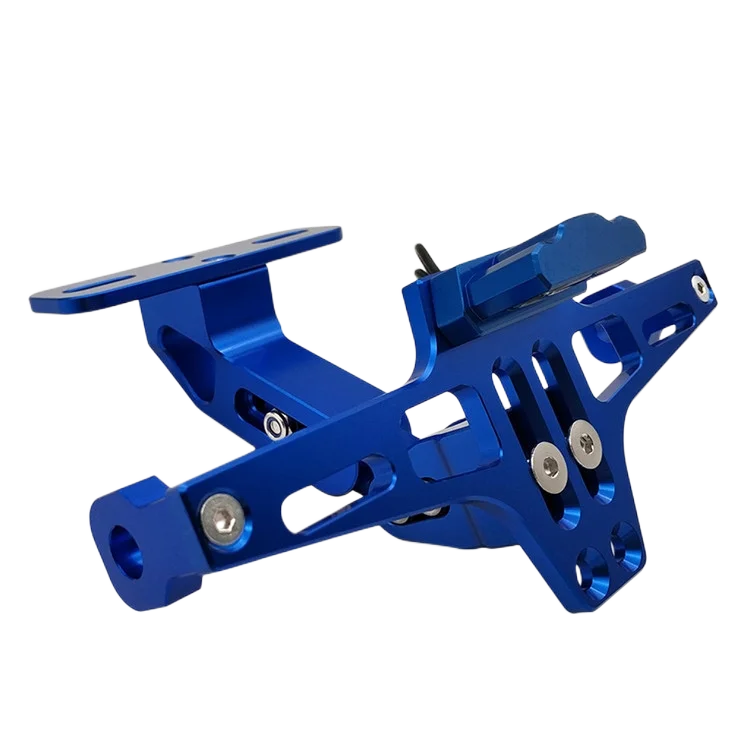 

Applicable to Secron, modified accessories aluminum alloy short tail rear license plate frame license plate bracket