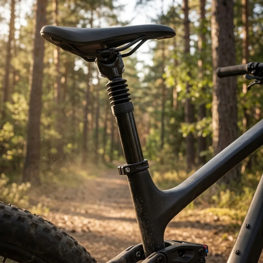 Aluminum Alloy 28.6mm Seatpost with Integrated Shock Absorption for Off-Road and Electric Bicycle Applications