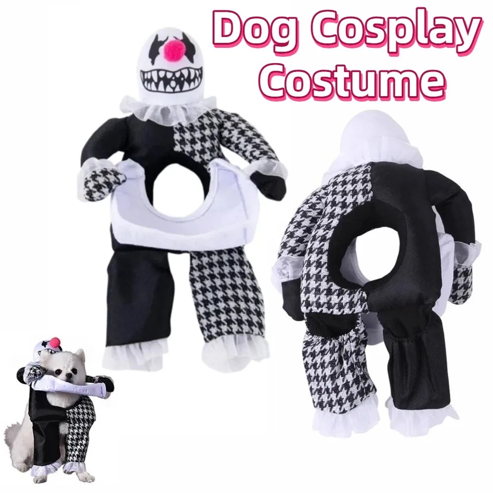 

Creative Puppy Halloween Coat Polyester Funny Pet Transformation Outfit Dog Cosplay Comical Outfits Dog Cosplay Costume