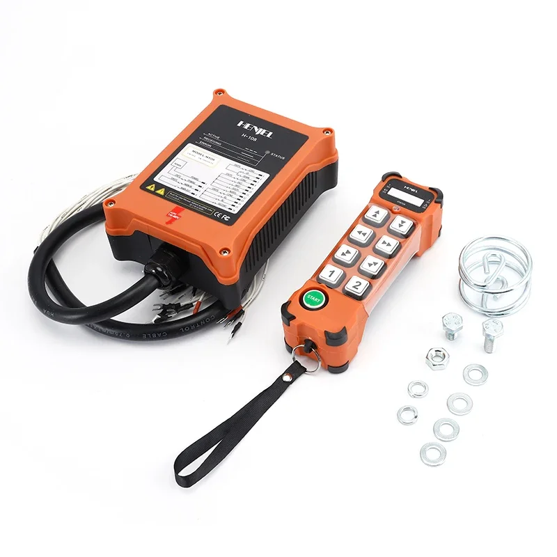 HENJEL H108 Промышленный пульт дистанционного управления, автомобильный хвостовой кран, подъемный пульт дистанционного управления, 8-клавишный односкоростной беспроводной пульт дистанционного управления