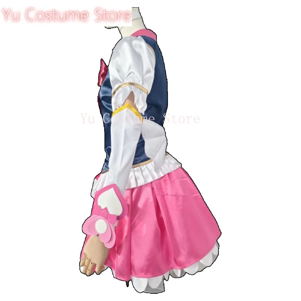 

Anime Cure Lovely Cosplay Aino Megumi in Pink Battle Suitgirls' Fancy Dress Carnival Costume