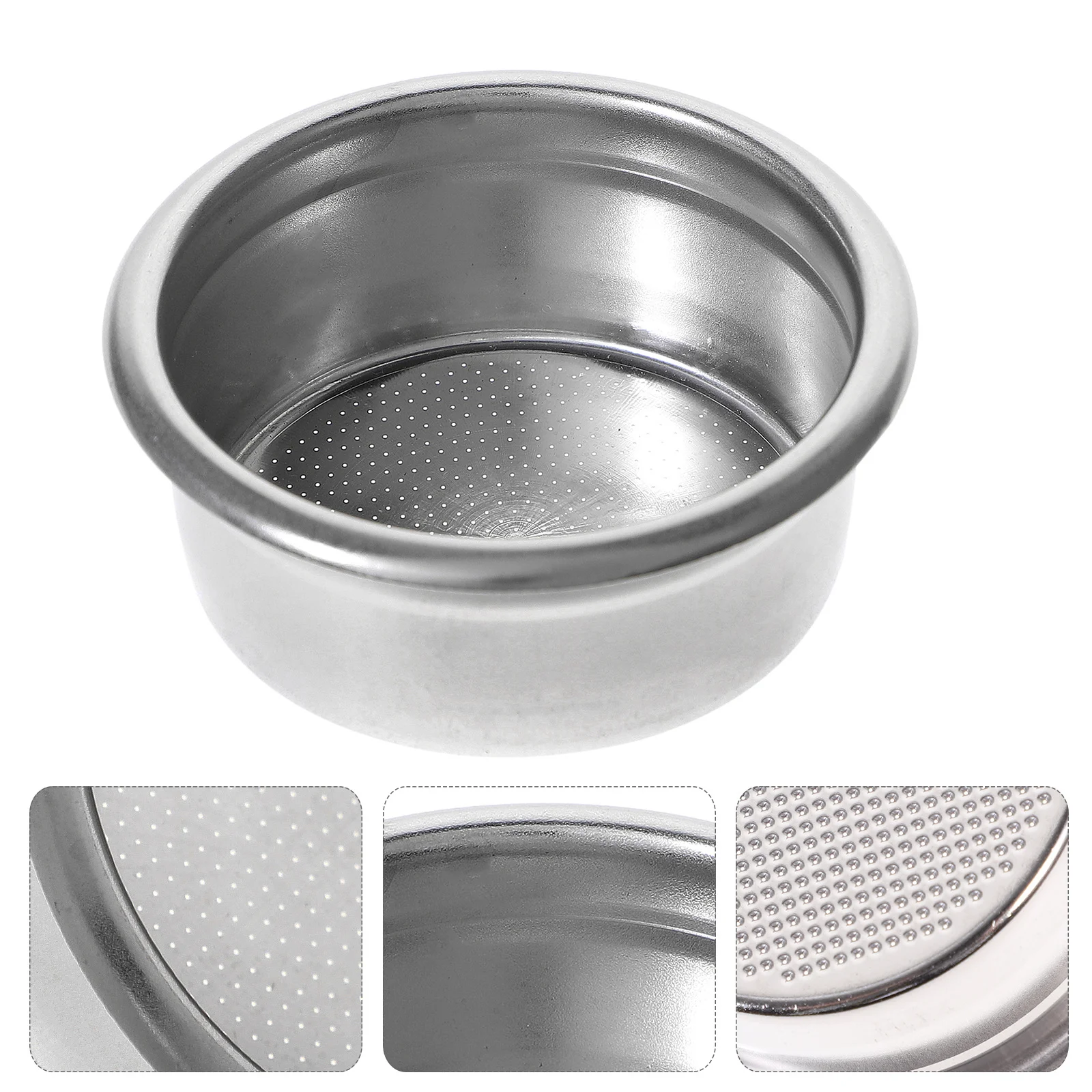 

Stainless Steel Coffee Filter Reusable Single Layer Dripper for Home Travel Camping Italian Coffee Making Easy Cleaning Fine