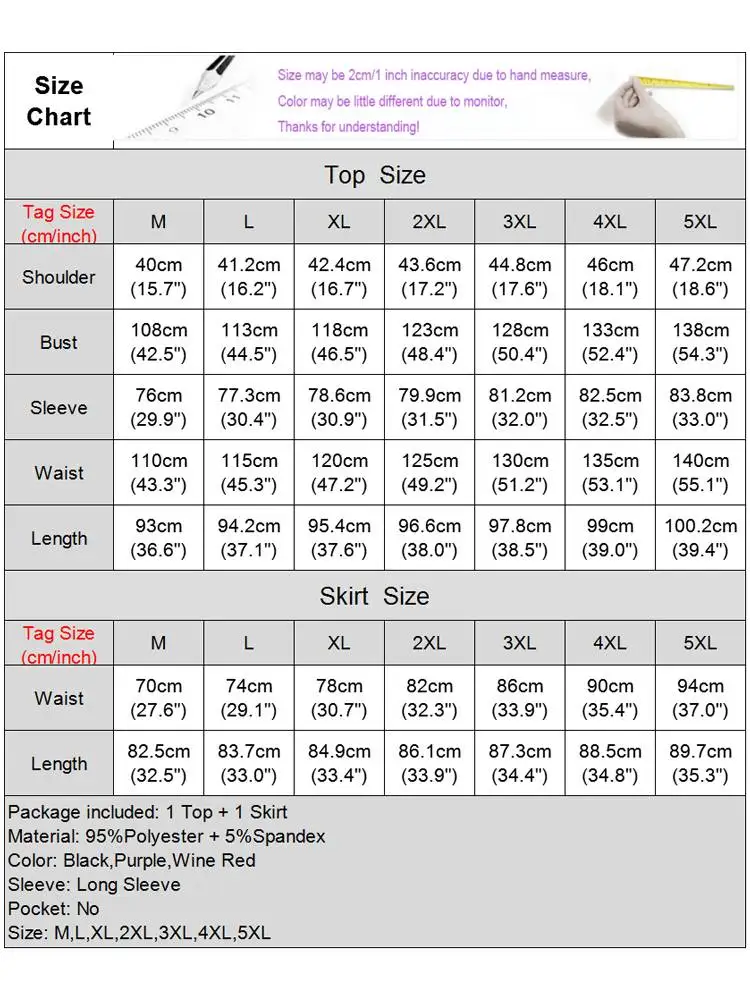 2024 Women 2pcs VONDA Fashion Autumn Casual Dress Sets Long Sleeve Vintage V-Neck Solid Color Loose Tops+ Skirts Elegant Sets